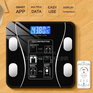Multi-functional Usb Bluetooth Body Weighing Scale - Black