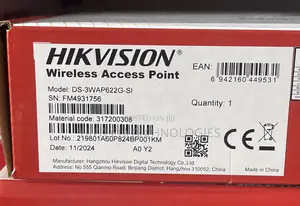 Hikvision Wi-Fi6 1800mbps Celling Accesspoint Ds-3wap622g-Si