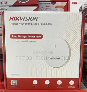Hikvision Wi-Fi6 1800mbps Celling Accesspoint Ds-3wap622g-Si