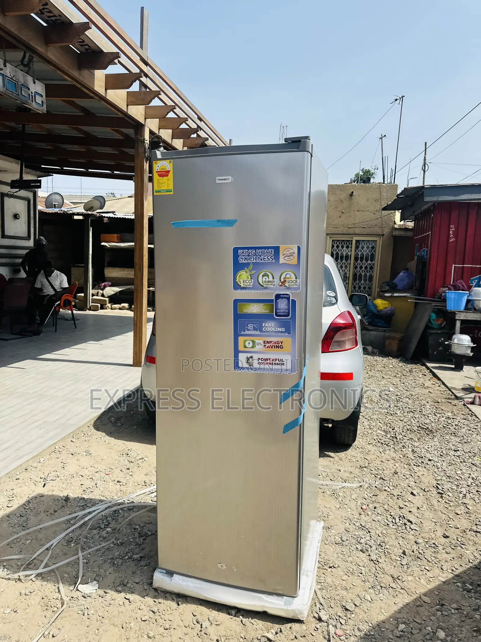 Ultra Modern Single Door Upright Freezer Nasco 242l