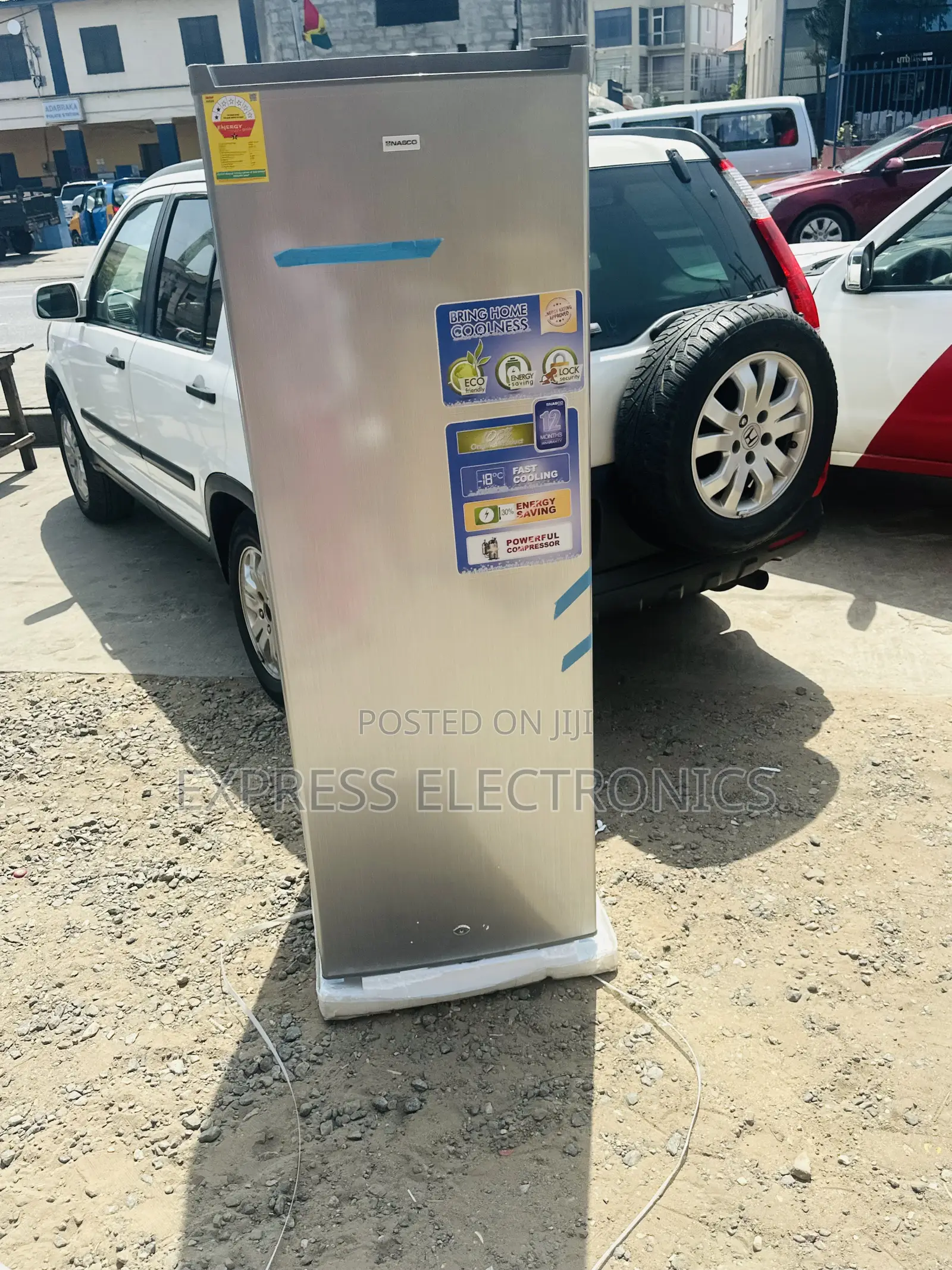 Very Cool Price Upright Freezer 242l Nasco Grey. B