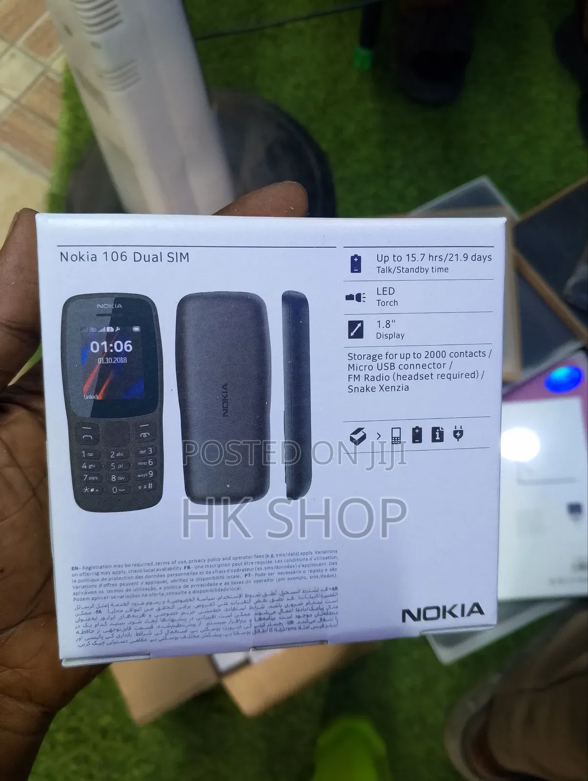 New Nokia 106 Black