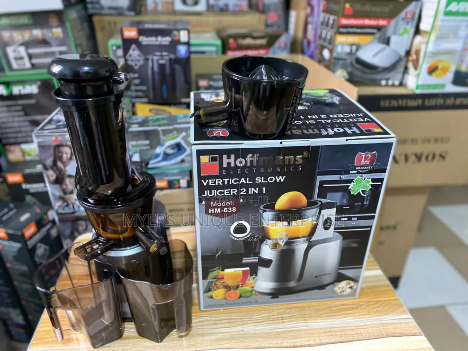 Neatly Sealed Hoffmans 2in1 Slow Juicer