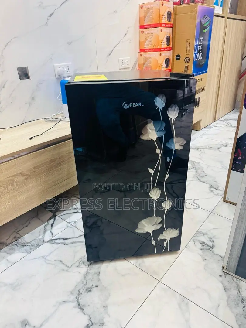 Available Now at Store Single Door Pearl Black Glass Door