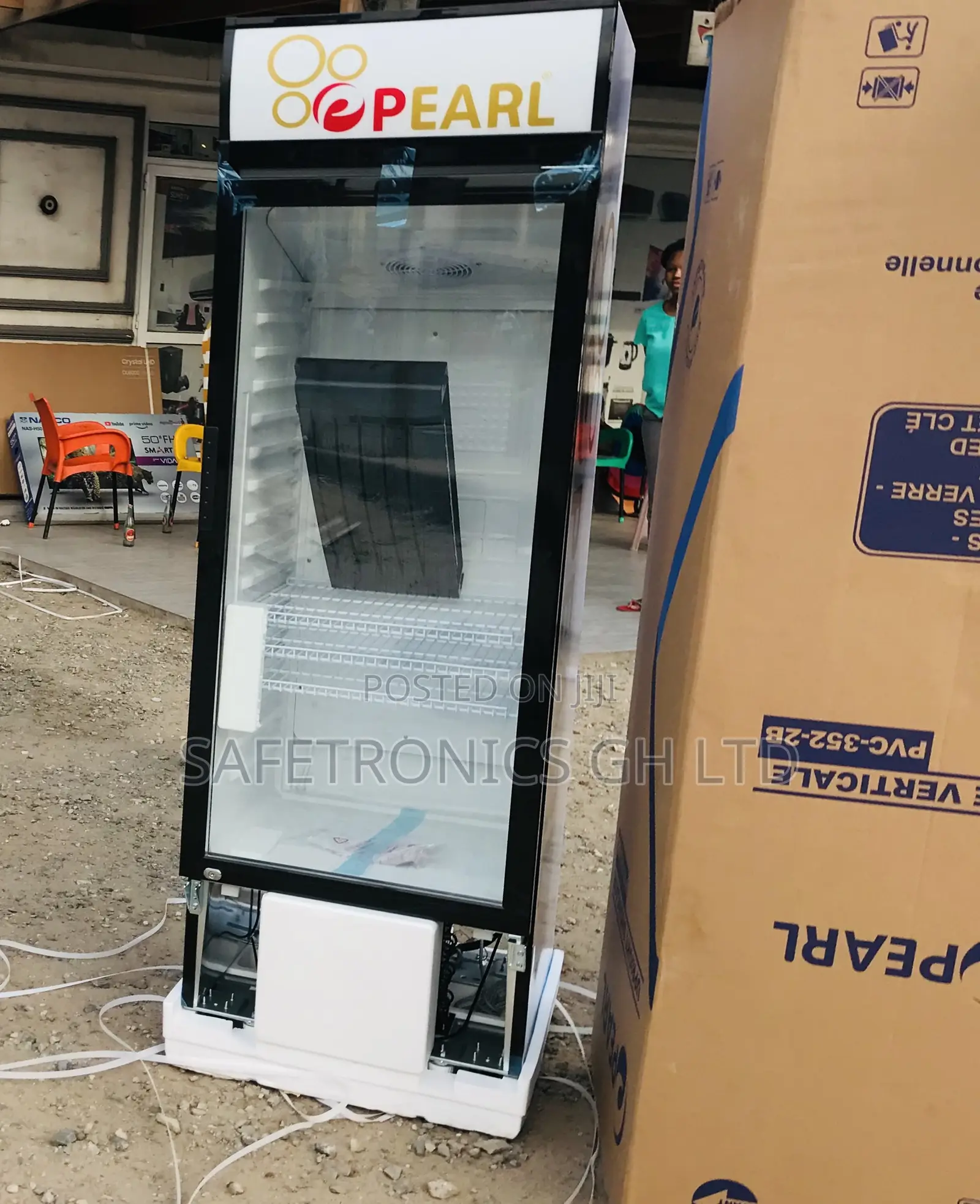 Fast Defrost Pearl Display PVC-352 Singledoor White Fridge