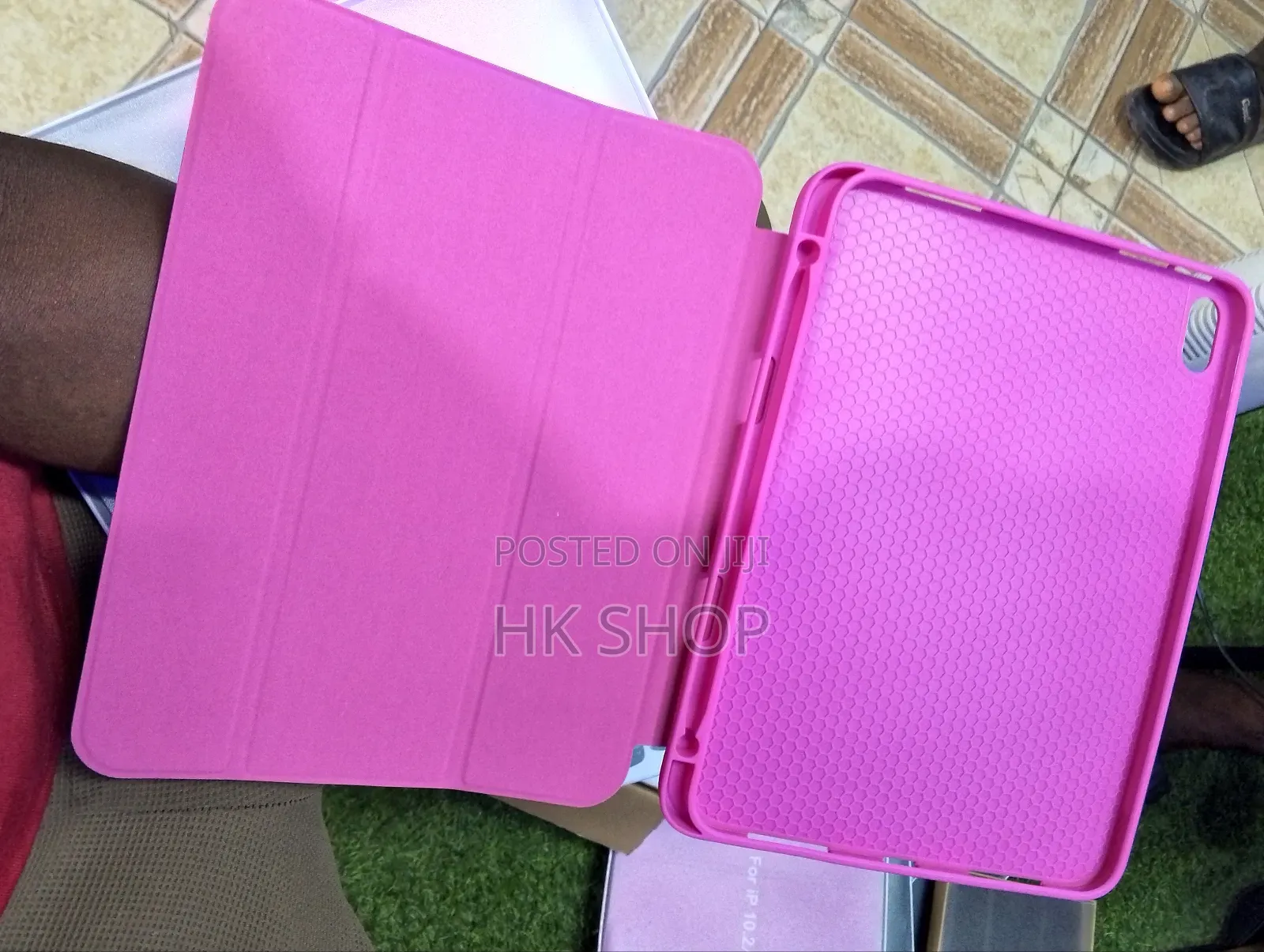 iPad 10th Generation Cover Case With Pencil Slot Pink Color