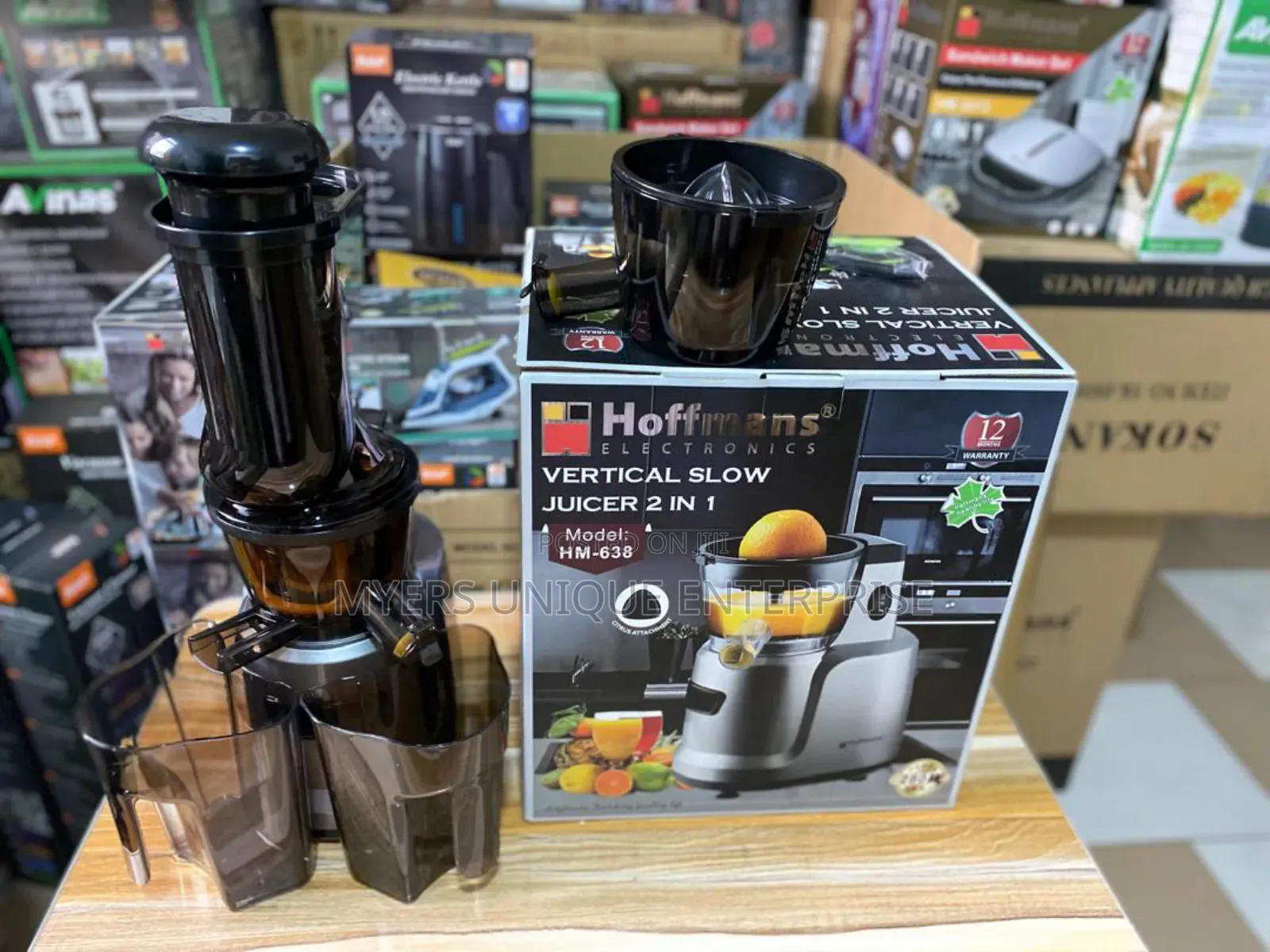 Hoffmans 2in1 Slow Juicer for Easy and Soft Life