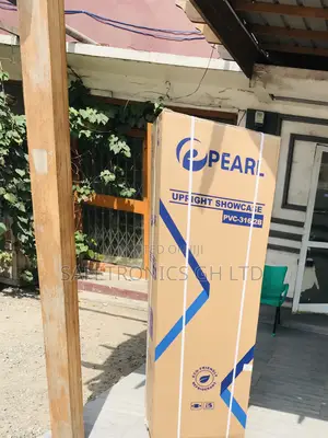 Grab Quality Singledoor Pearl PVC-316 Display White Glass