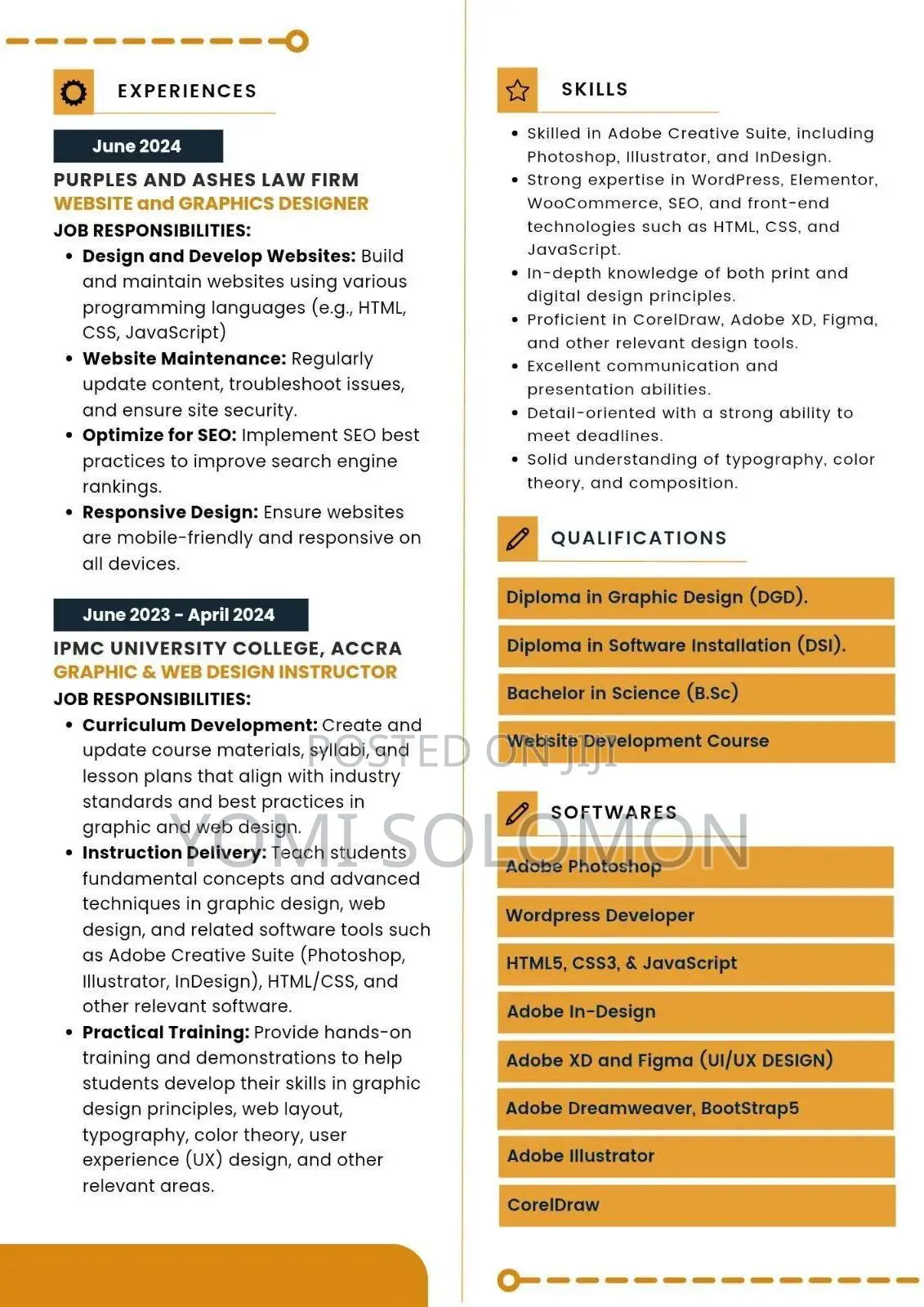Website And Graphics Designer