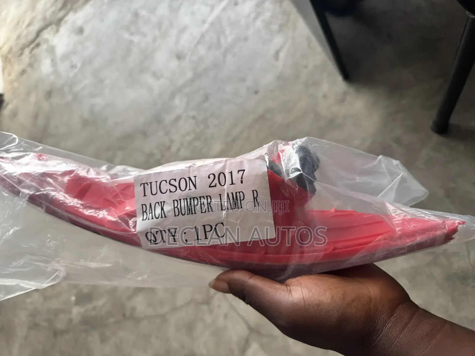Tucson 2017 Back Bumper Lamp