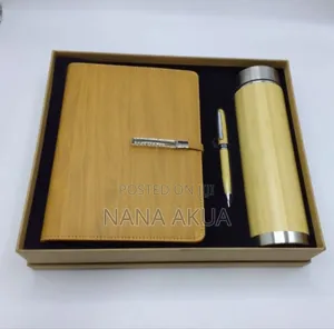 Executive Coporate Bamboo 3 In 1 Gift Set