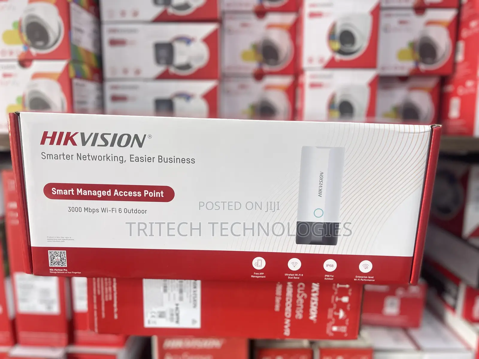 Hikvision Wi-Fi6 3000mbps Outdoor Accesspoint Ds-Wap623e-Si