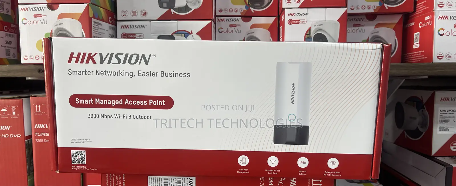 Hikvision Wi-Fi6 3000mbps Outdoor Accesspoint Ds-Wap623e-Si