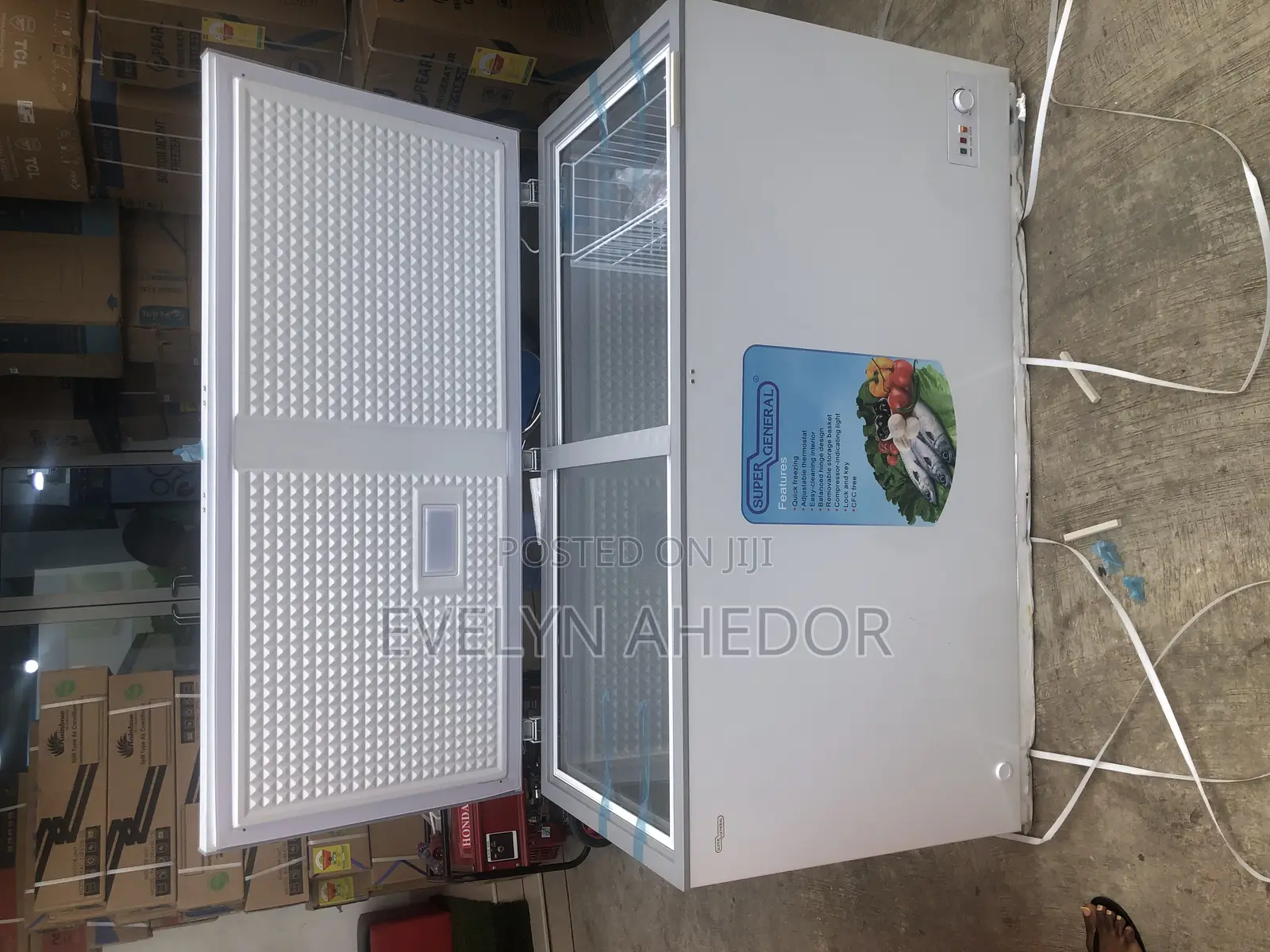 Specious Pearl Chest Freezer Double Decker Available as See