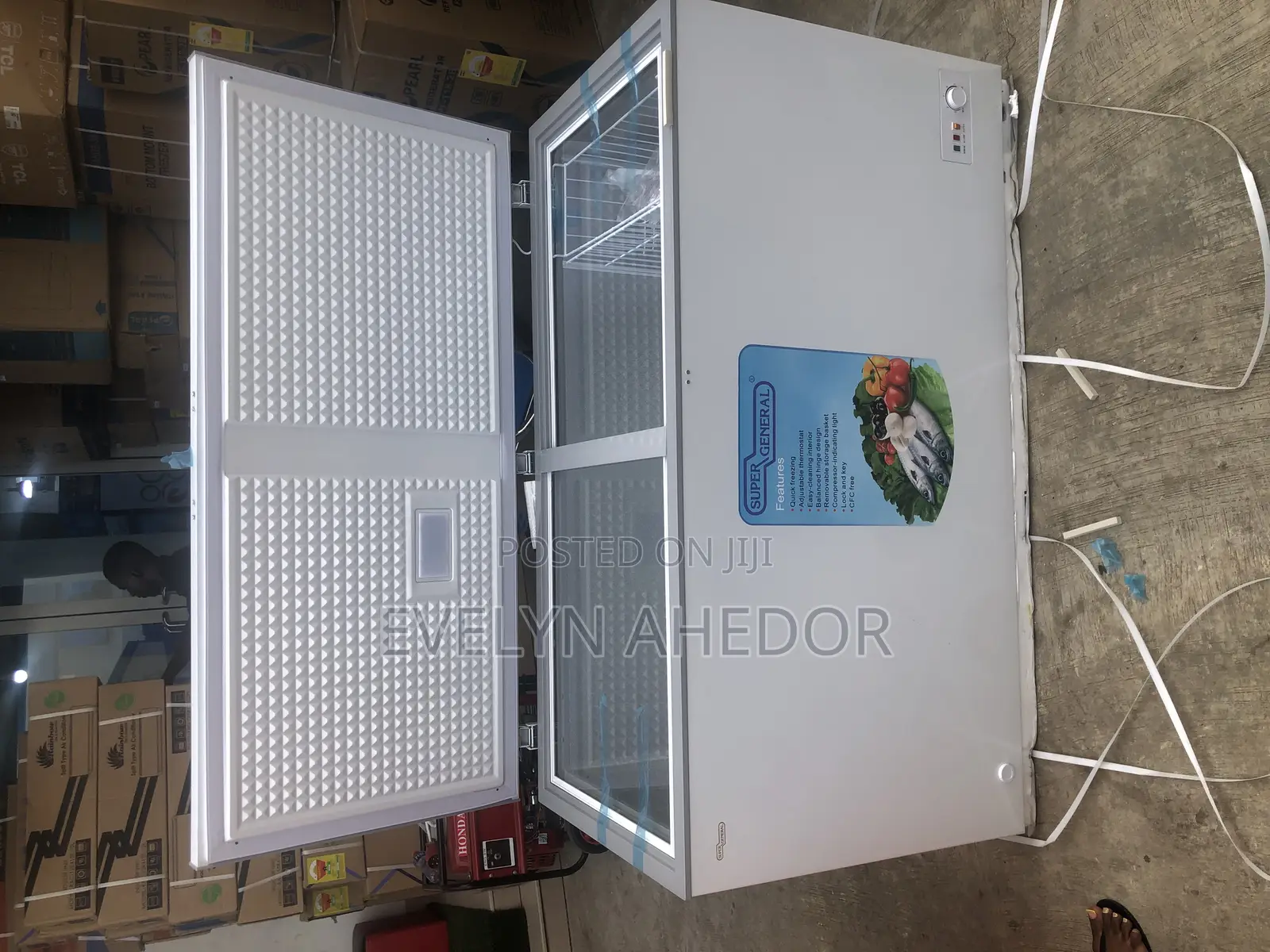 Specious Pearl Chest Freezer Double Decker Available as See