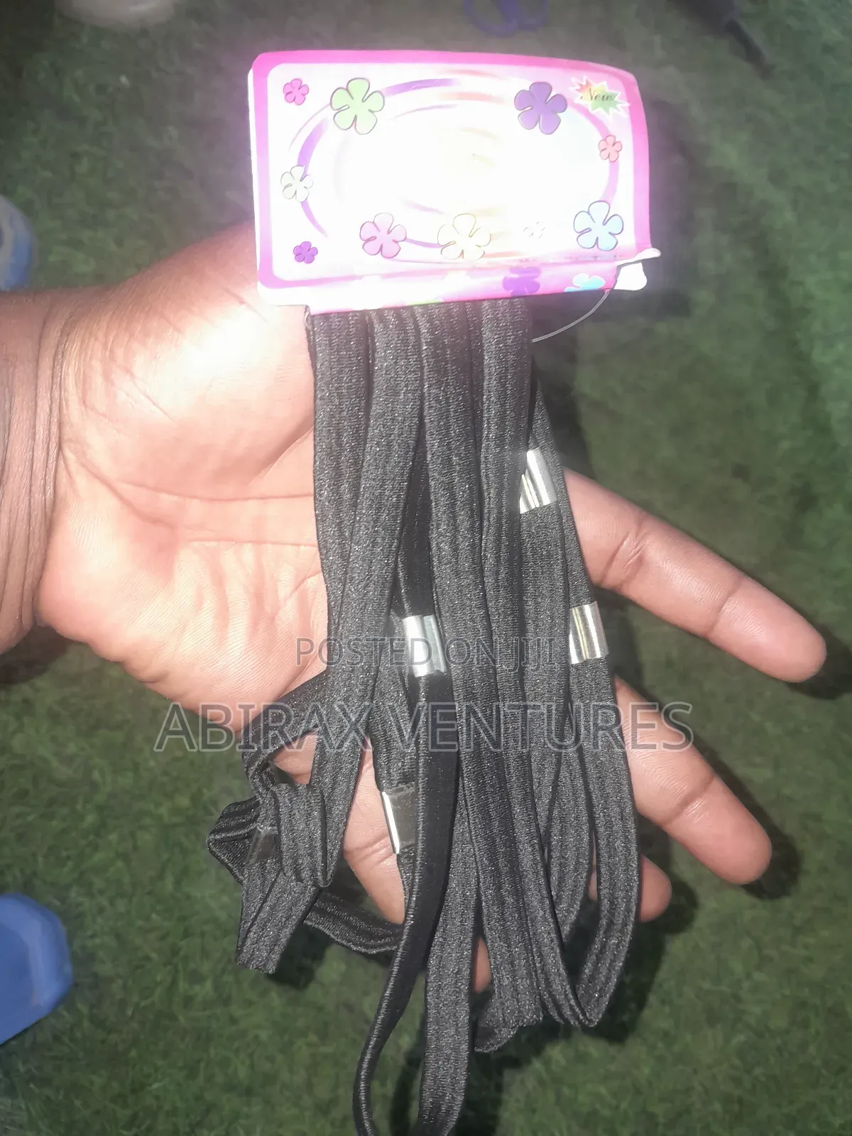 Black Head Ties And Band
