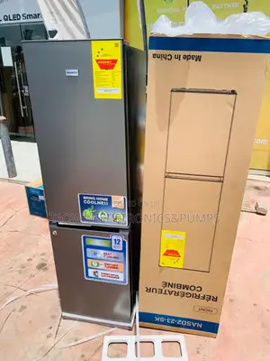 Gray Nasco 170l Bottom Freezer Fridge