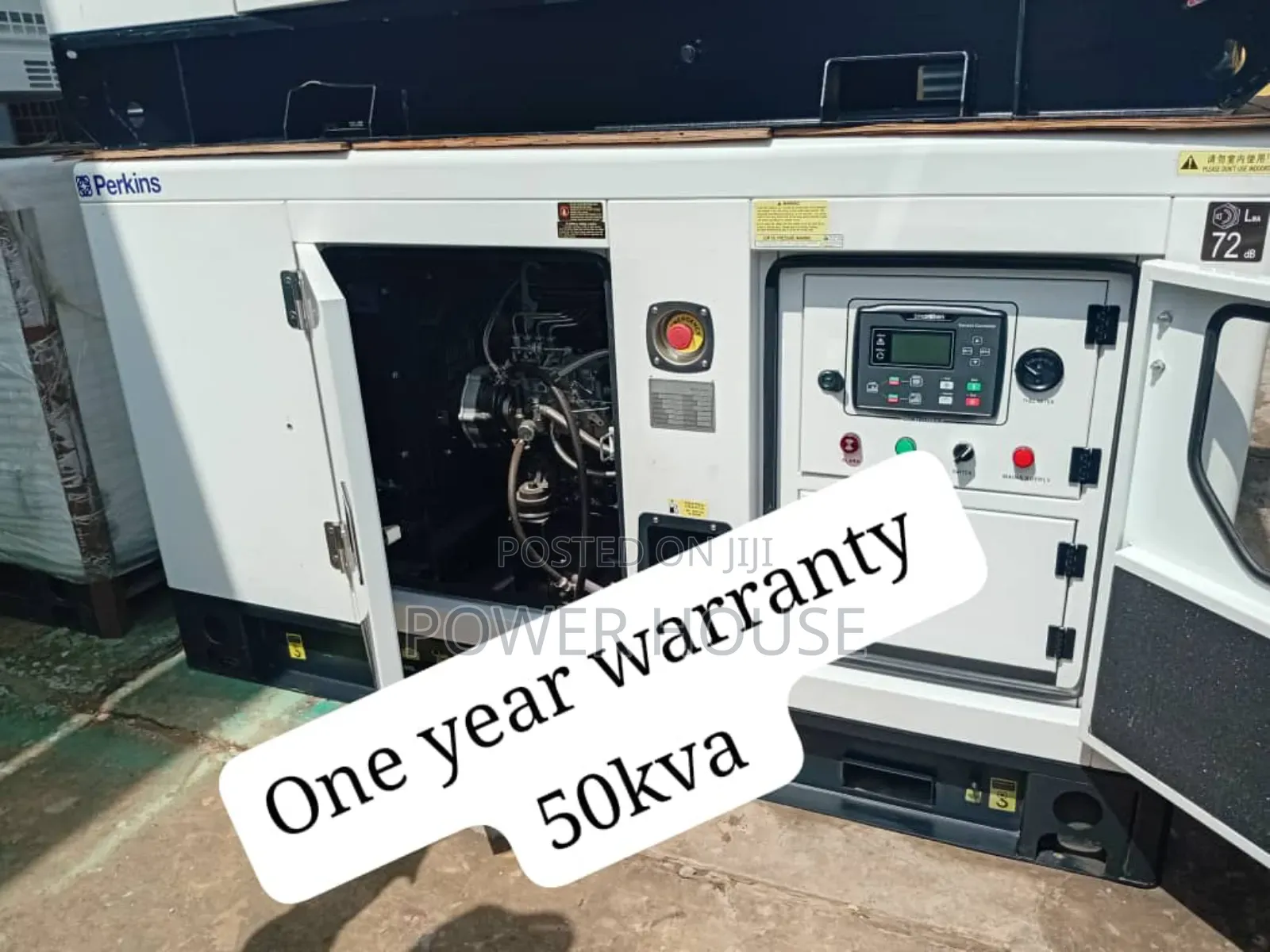 Surge Protected 50kva Perkins Silent Diesel Generator Uk