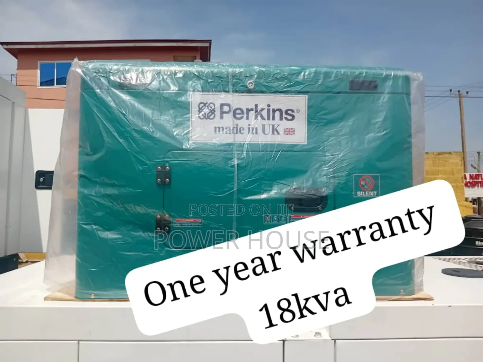 Surge Protected 18kva Perkins Diesel Silent Generator 18kva