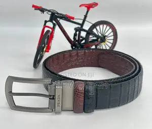 Genuine Prada Leather Belt