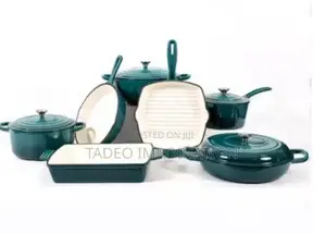 Enamel Cast Iron Cooking Pot Set