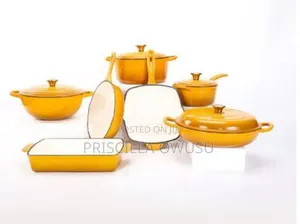 Enamel Cast Iron Cooking Pot Set