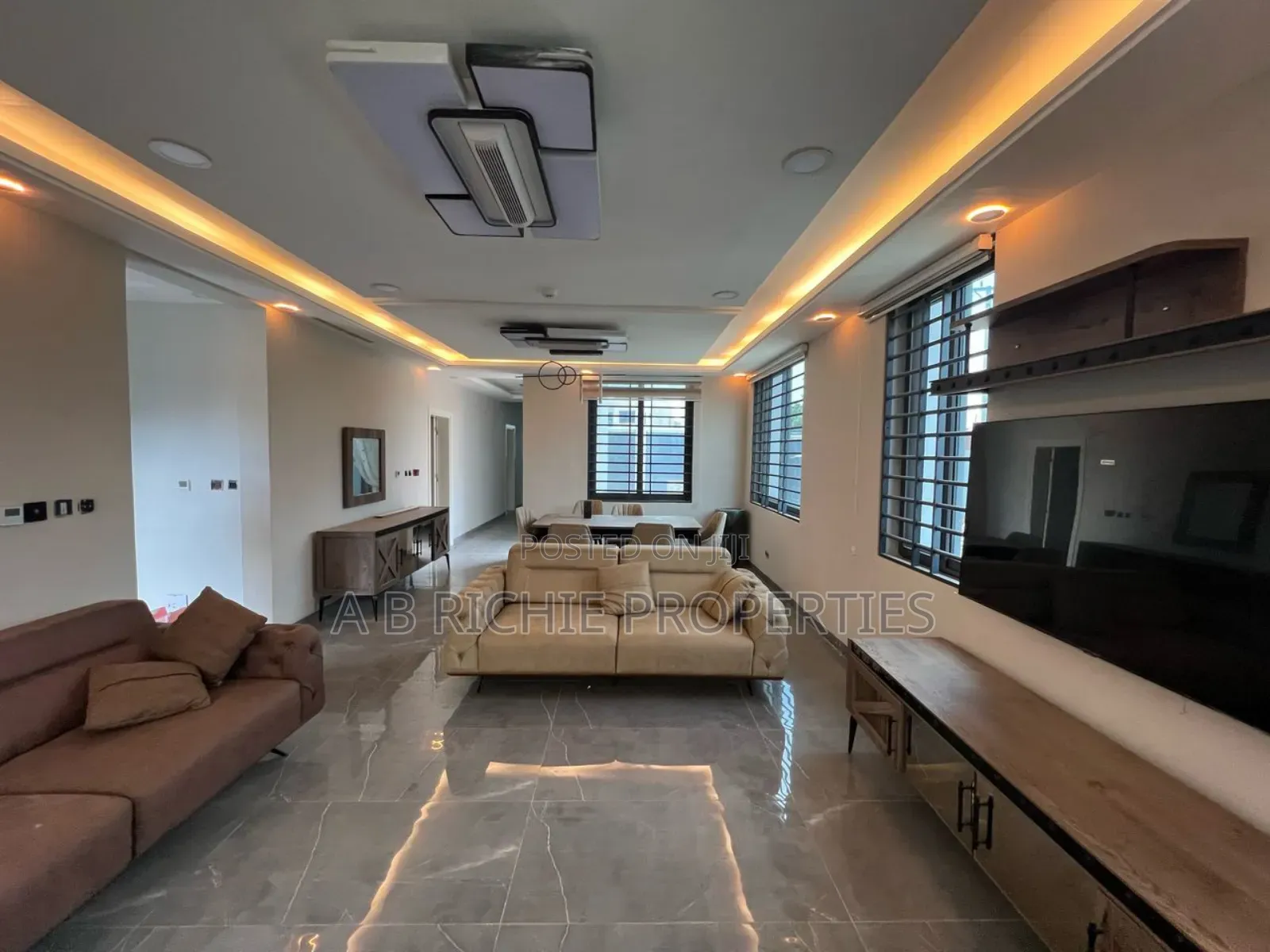 Furnished 4bdrm House in Ab Richie Properties, Tseaddo for rent