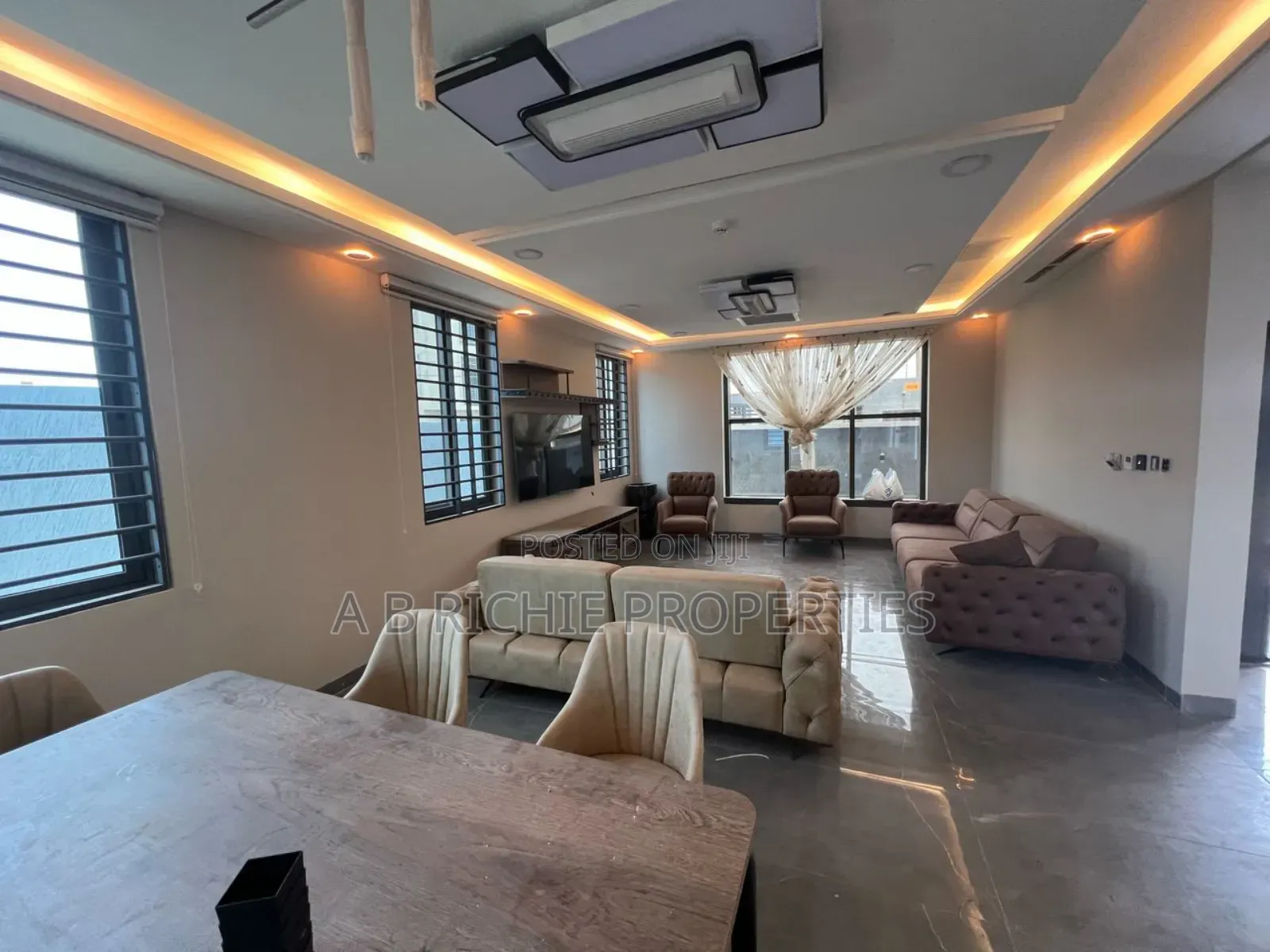 Furnished 4bdrm House in Ab Richie Properties, Tseaddo for rent