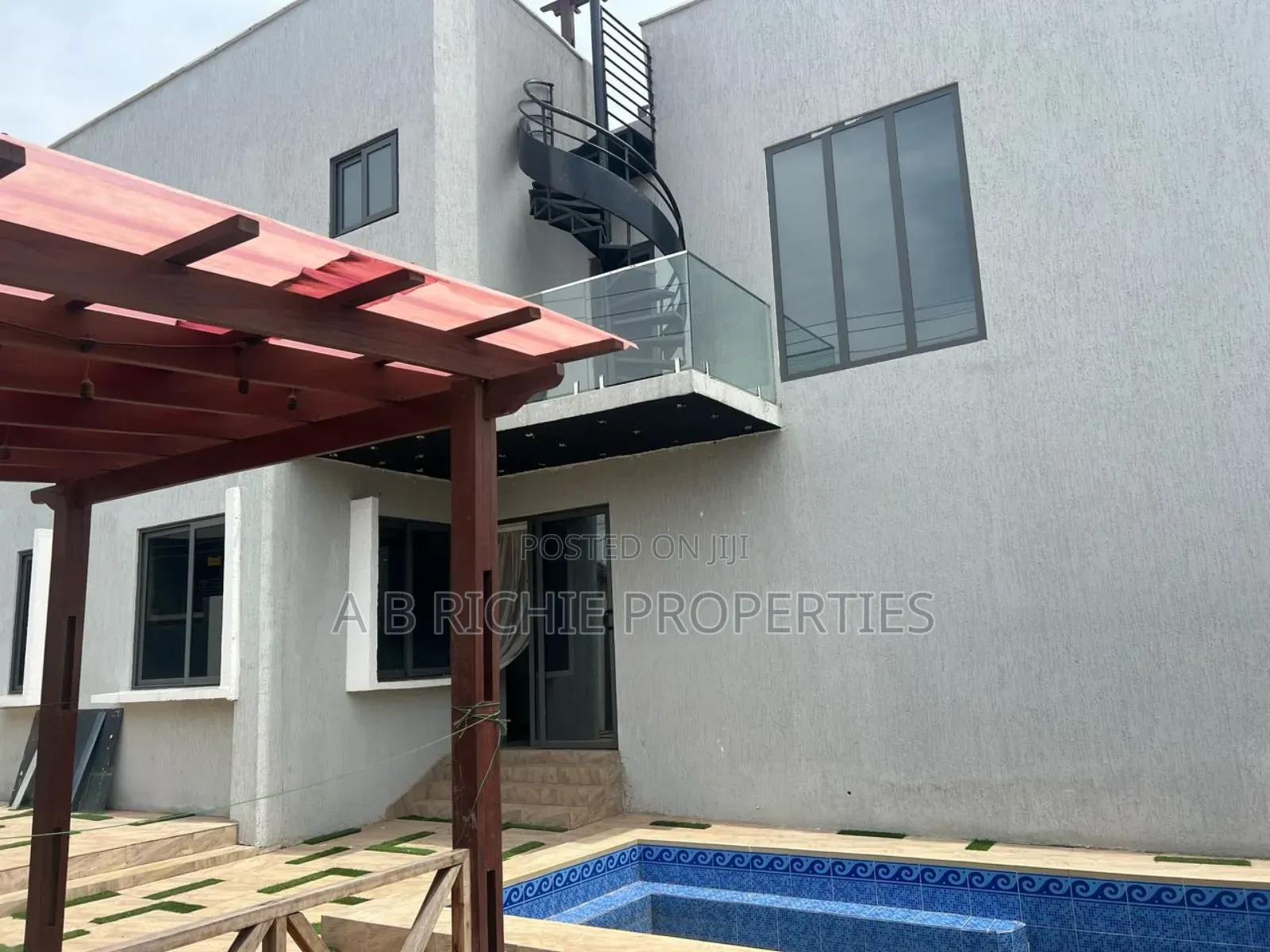 Furnished 4bdrm House in Ab Richie Properties, Tseaddo for rent