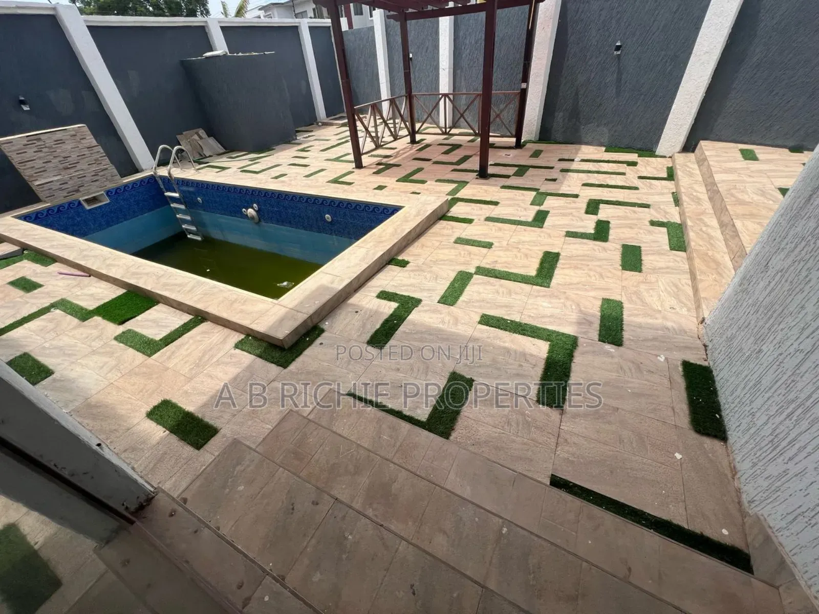 Furnished 4bdrm House in Ab Richie Properties, Tseaddo for rent