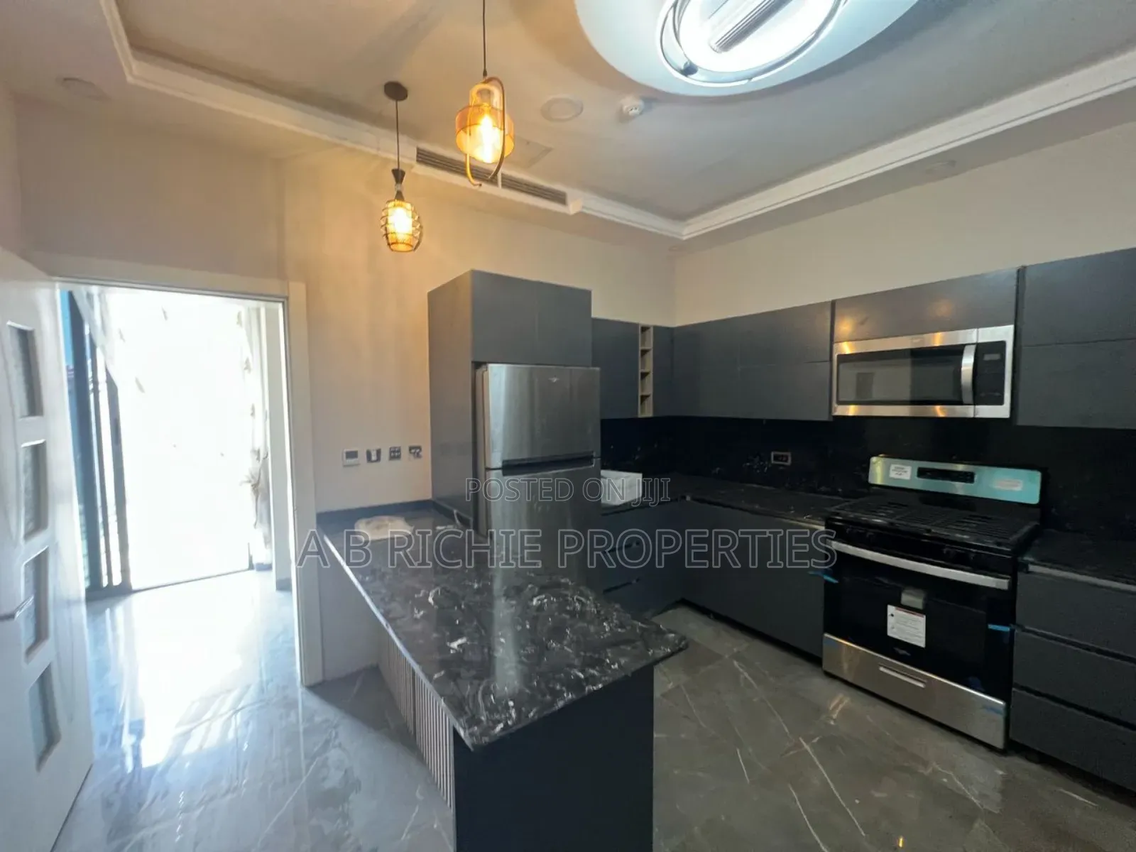 Furnished 4bdrm House in Ab Richie Properties, Tseaddo for rent