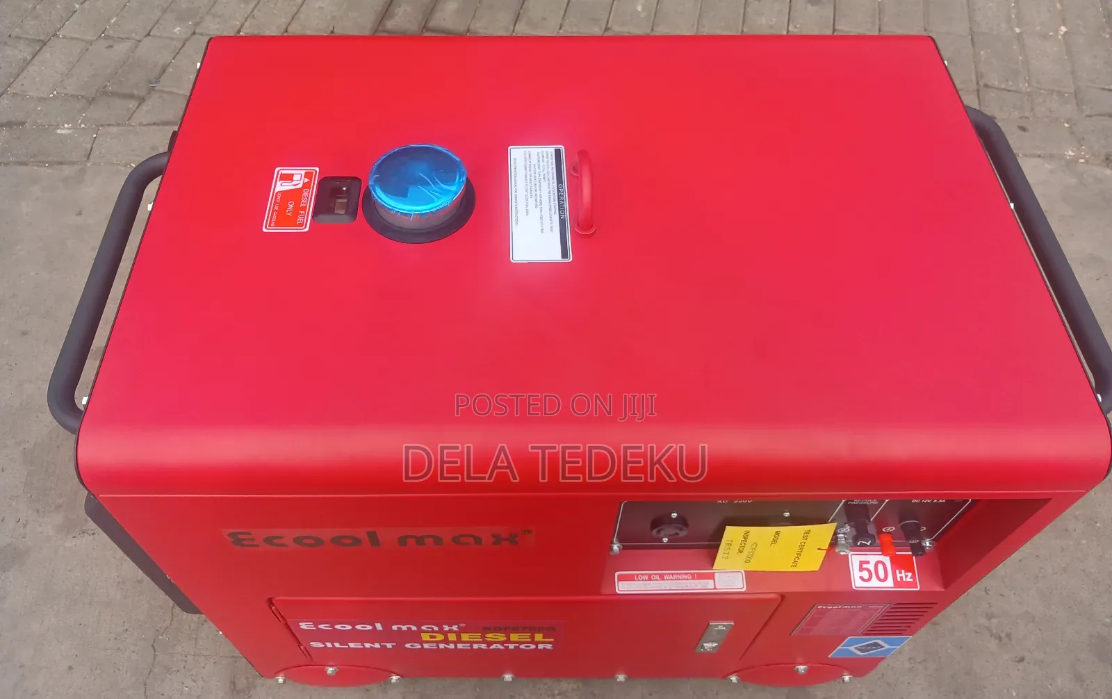 Ecoolmax 5.7kva Single Phase Diesel Eng. Generator / Caprice Bus Stop
