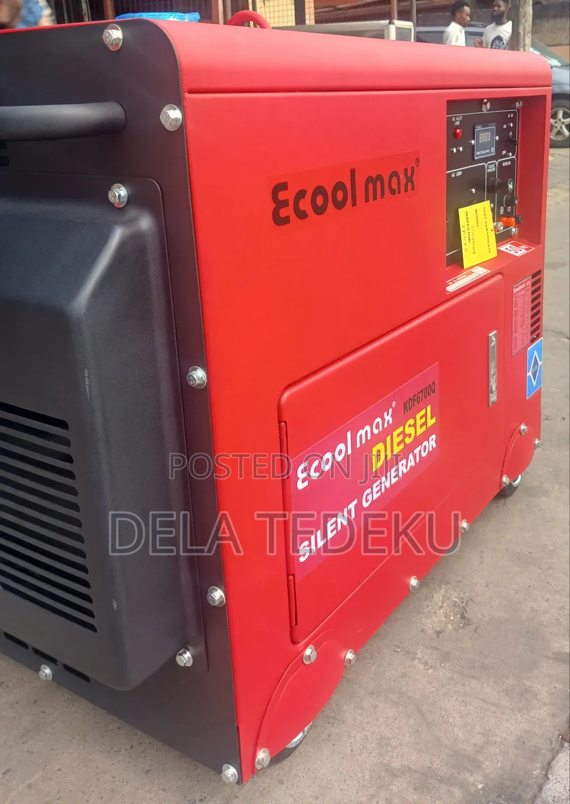 Ecoolmax 5.7kva Single Phase Diesel Eng. Generator / Caprice Bus Stop