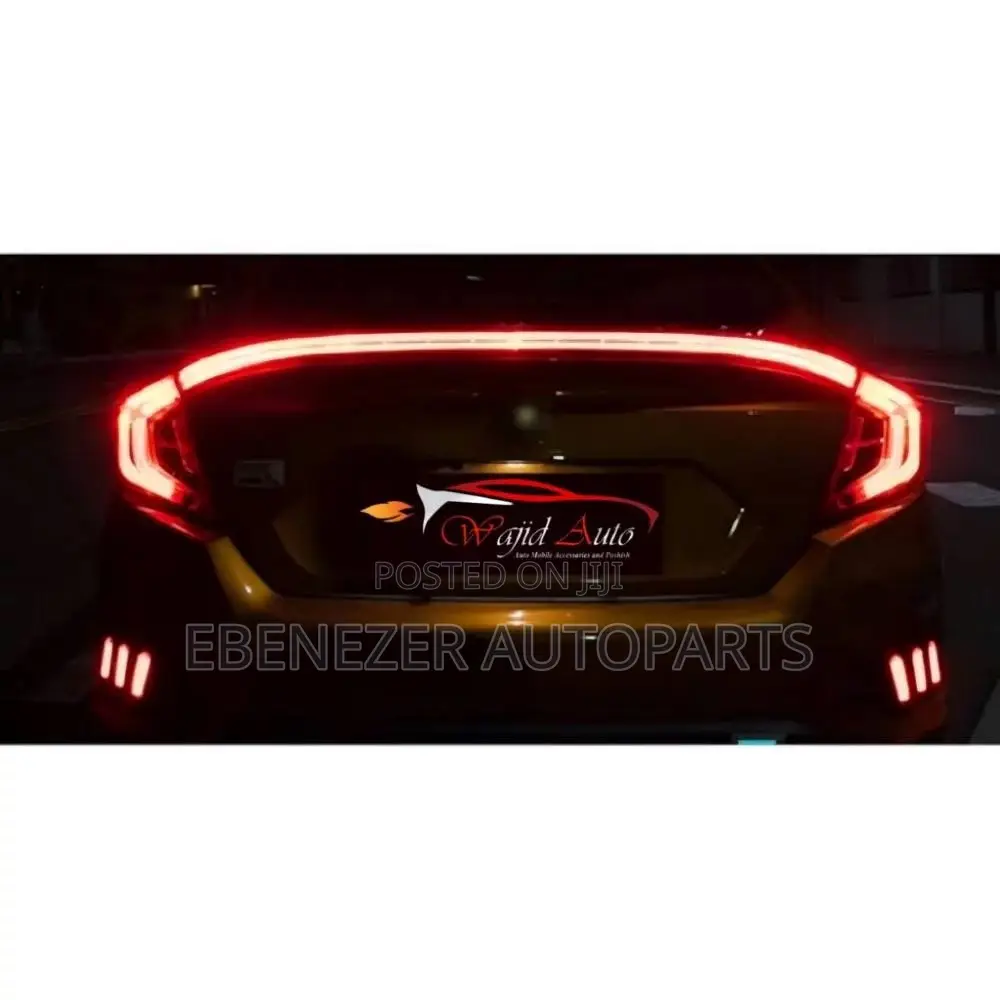 Honda Civic Trunk Led Long Tail Spoiler 2016 - 2021