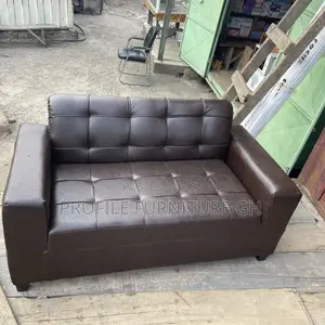 2in1 Sofa Made With Solid Leather And Foam//  Durable And Luxurious