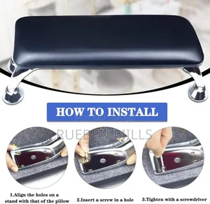 Soft Microfiber Leather Nail Arm Rest for Acrylic Nails