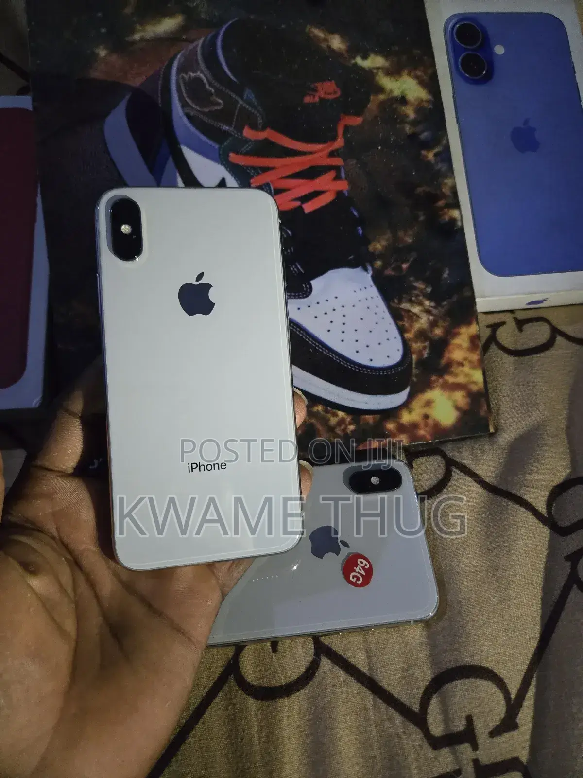 New Apple iPhone X 256 GB Silver
