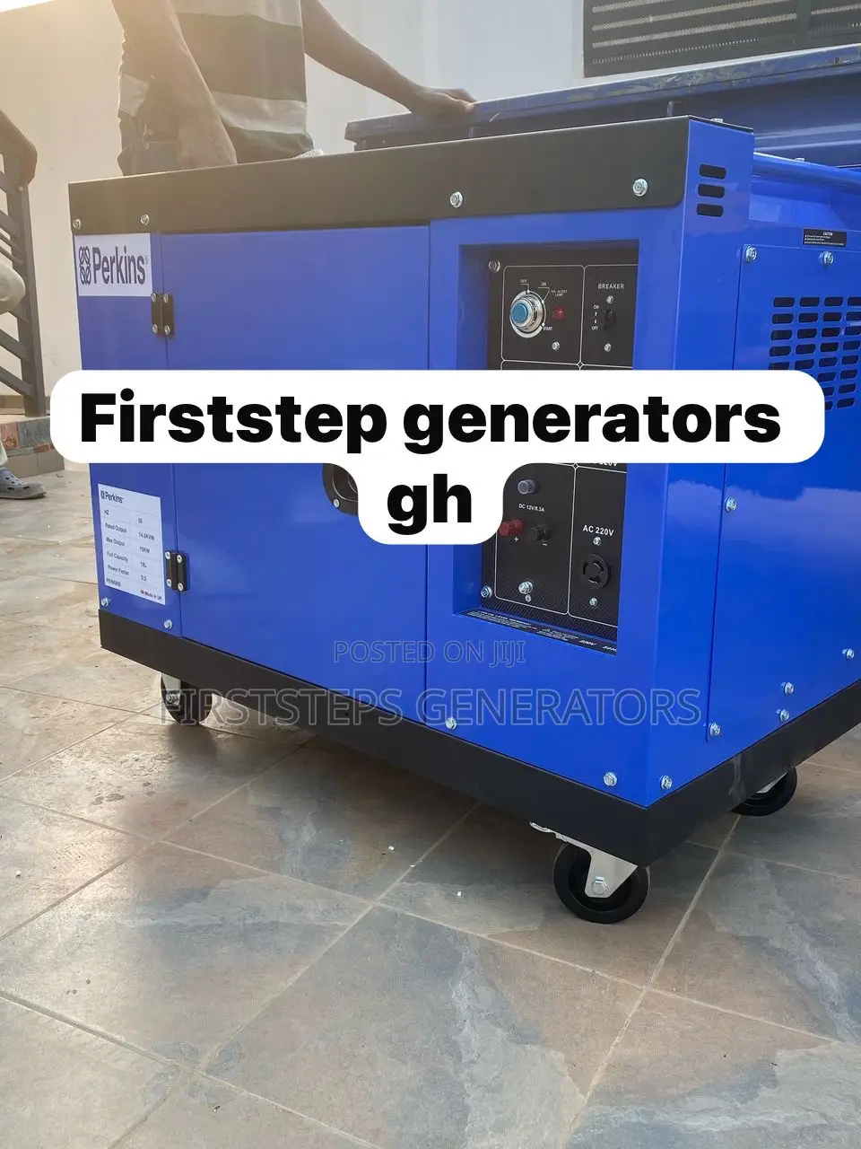 Silent No Noise Diesel Perkins 36hp New Generator!!