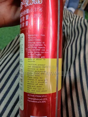 Aerosol Insecticide.