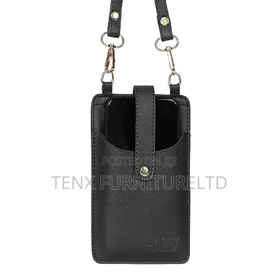Stylish Black Mobile Sling Bag