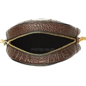 Hand Bag (Croco Brown Sling Bag)
