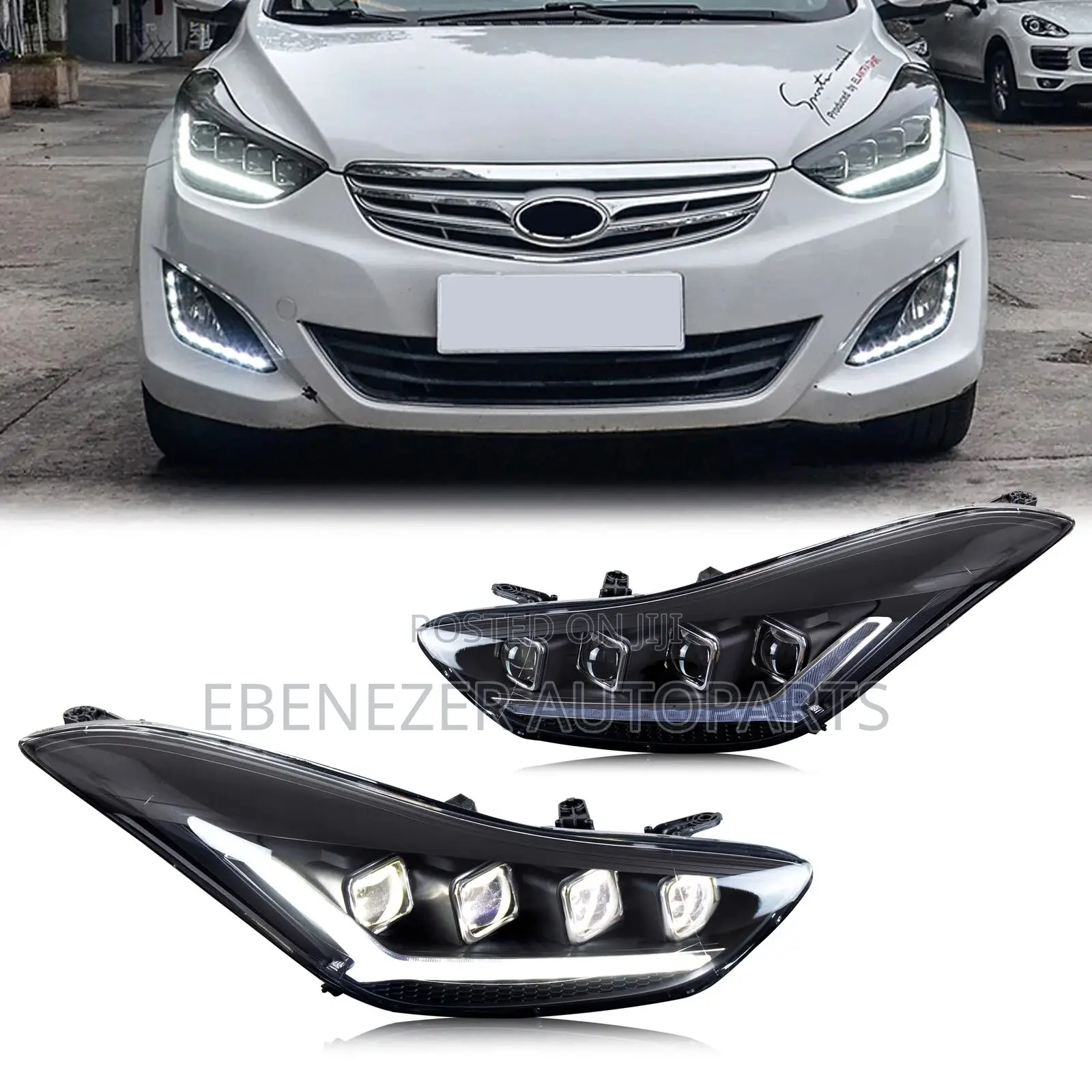 Elantra Led Spec Headlights 2011 2012 2013 2014 2015 2016