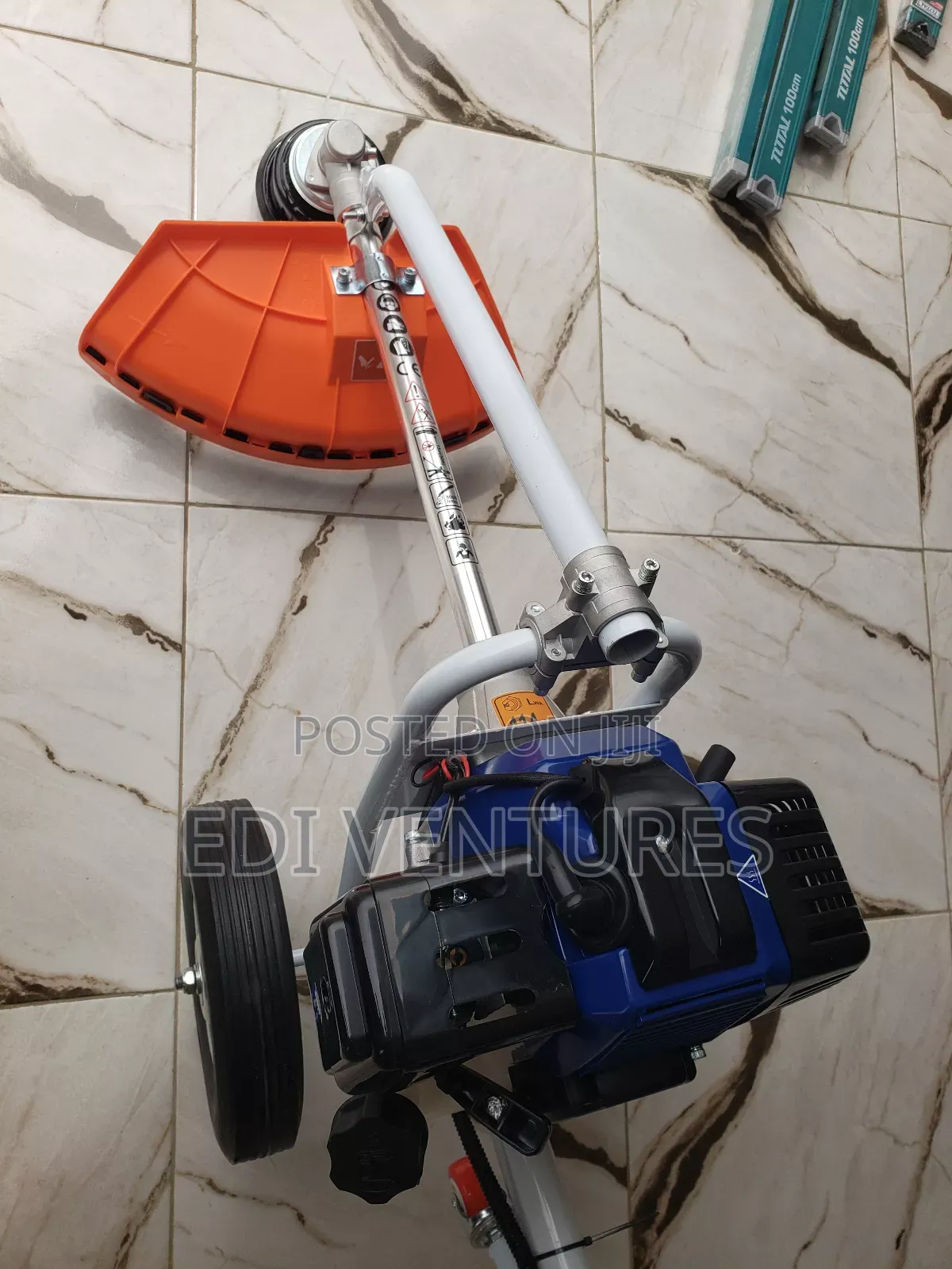 Wadfow Hand Push Gasoline Grass Trimmer Bush Cutter