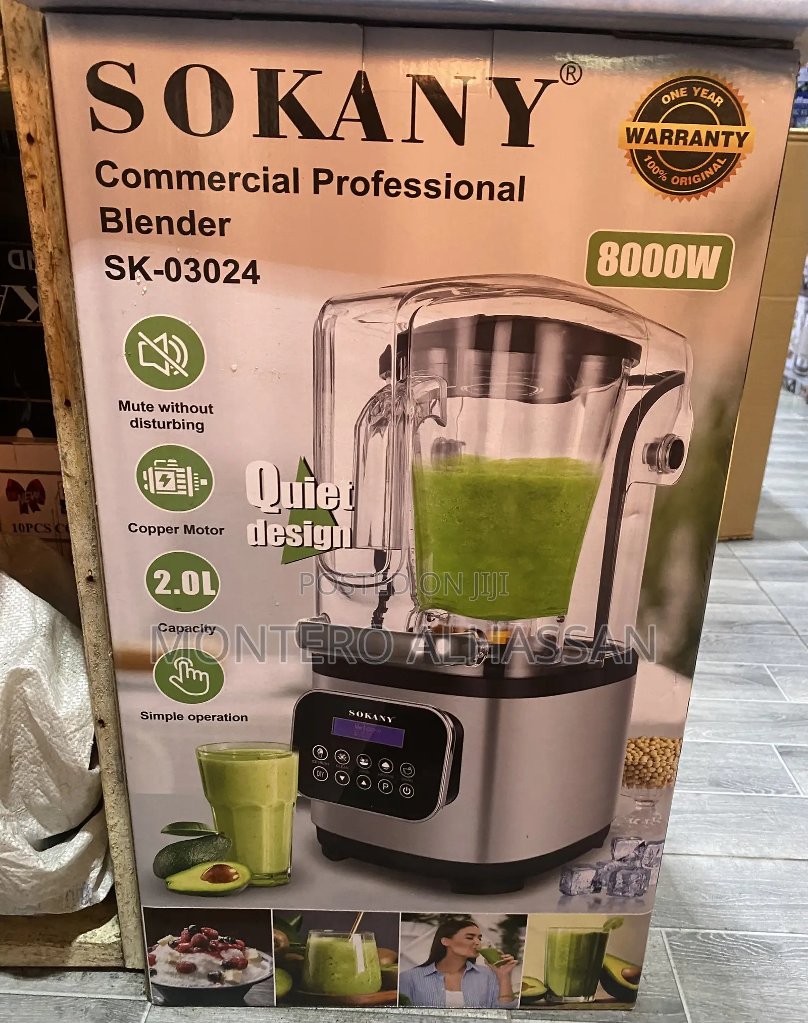 Sokany Commercial Blender