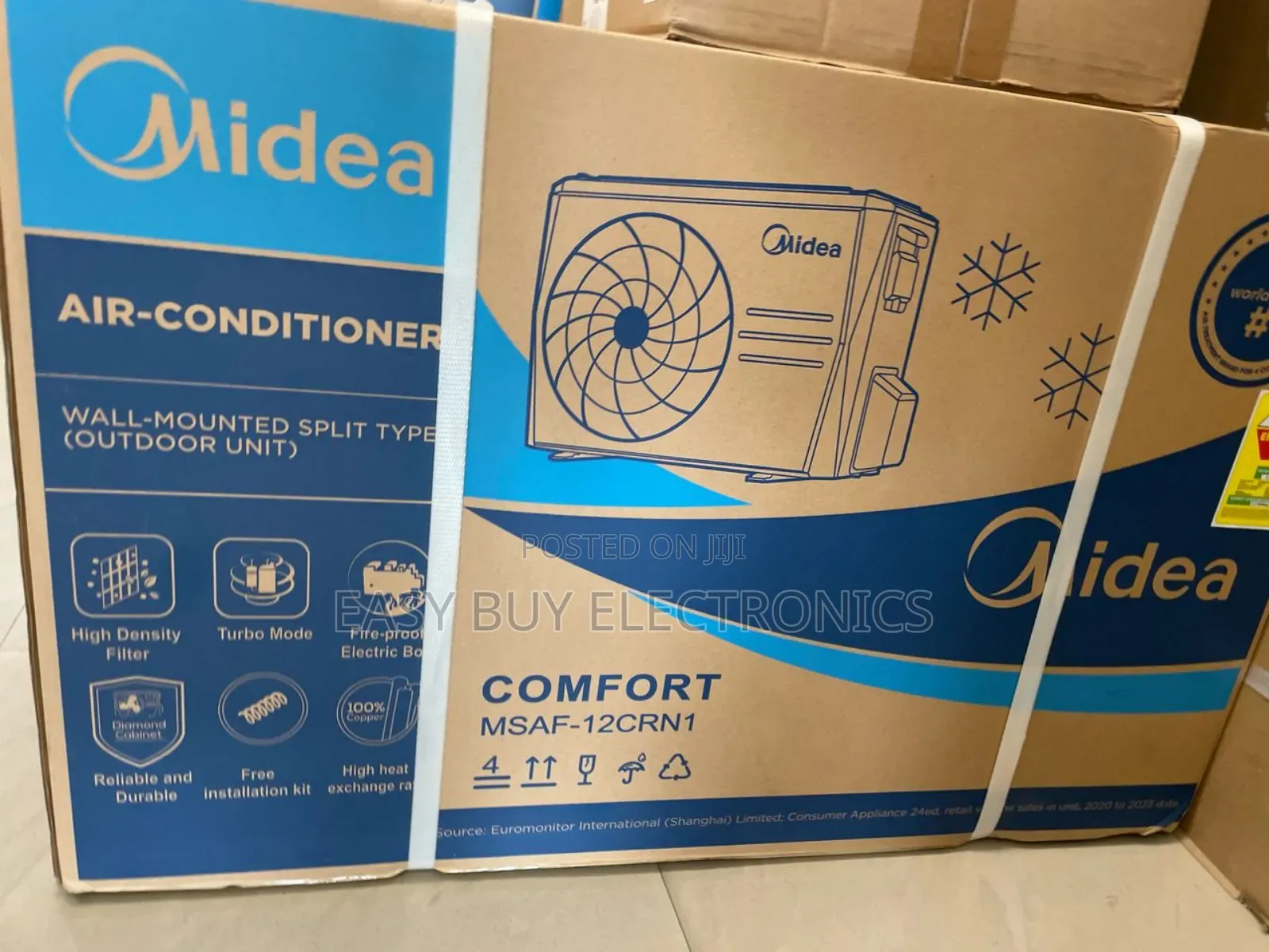 Midea Max 1.5hp Cooling R410 Gas Air-Conditioner
