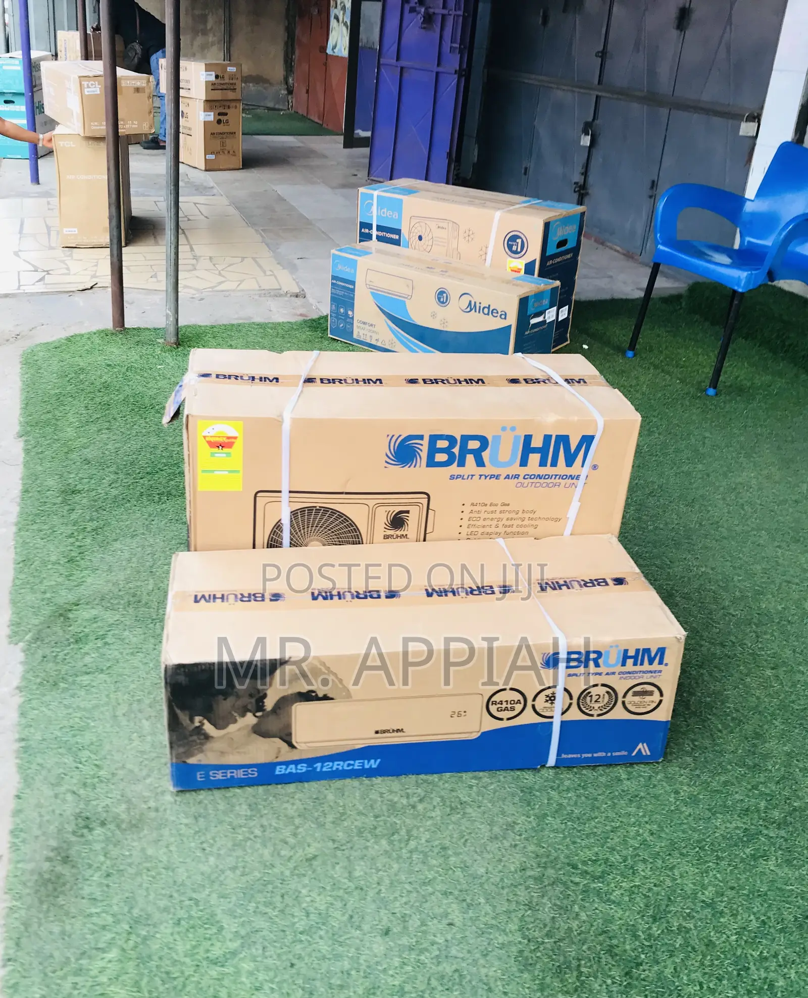 Silent Cooling Bruhm 1.5hp Non Inverter Air Conditioner.