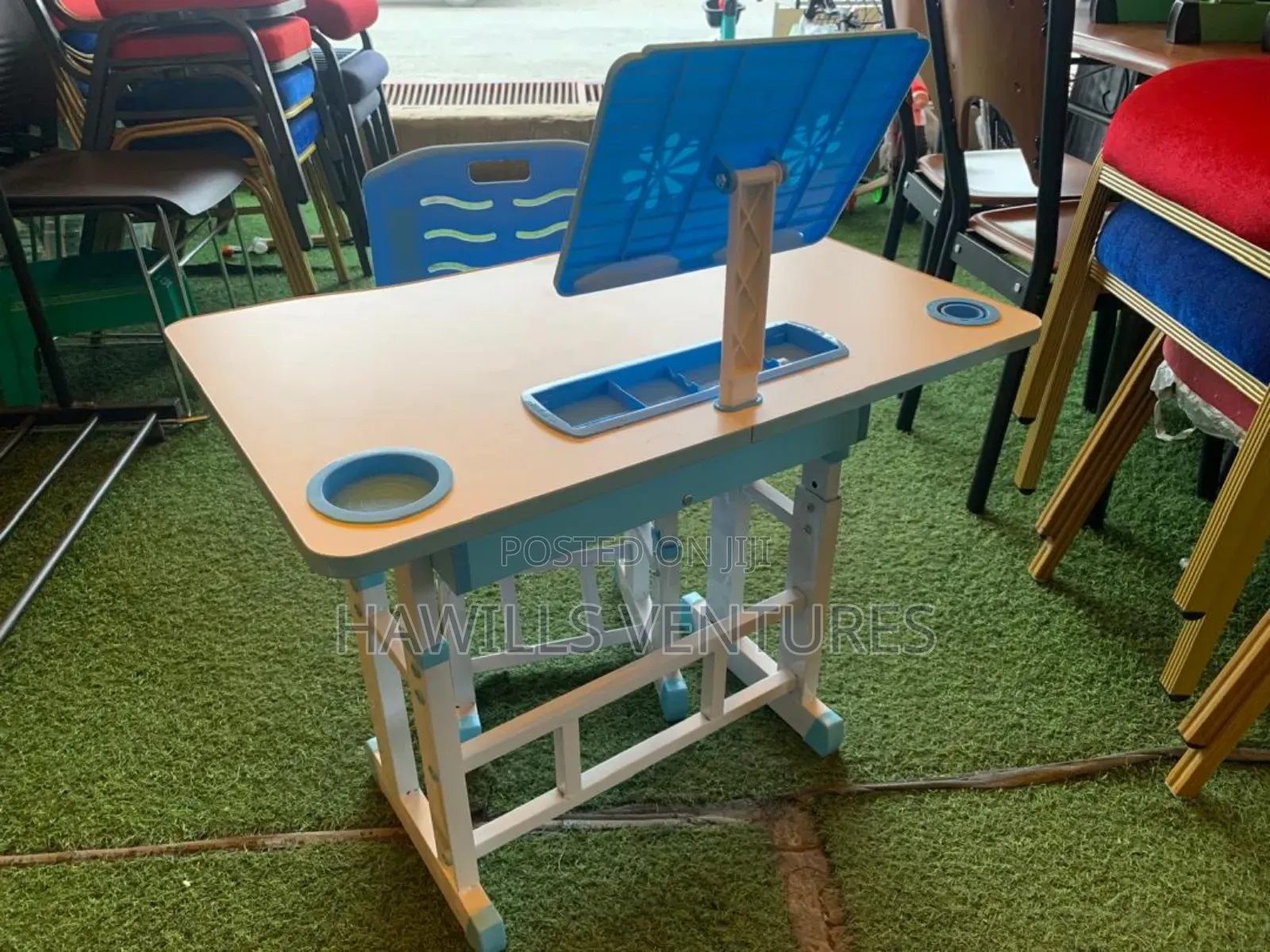 Adjustable Study Table Chair Set.
