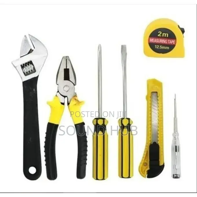 8-Piece Emergency Tool Box Set Home Car Tool Repair