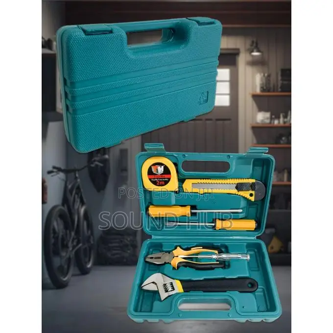 8-Piece Emergency Tool Box Set Home Car Tool Repair