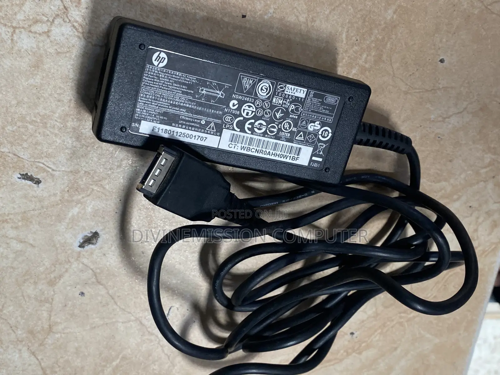 Hp Slate 2 Tablet Pc Charger/Adapter 19v 1.58a